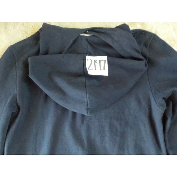 Revolution RVLT Hooded Pullover Sweatshirt Hoodie Fleece Lined Dk Blue - Picture 6 of 7
